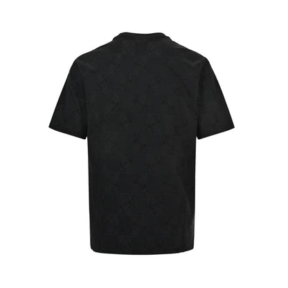 Loewe/Luo Yiwei full printed dark pattern old flower jacquard short sleeves