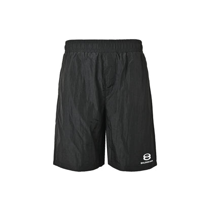 Balenciaga/Balanciaga double-ring letter small logo embroidered shorts
