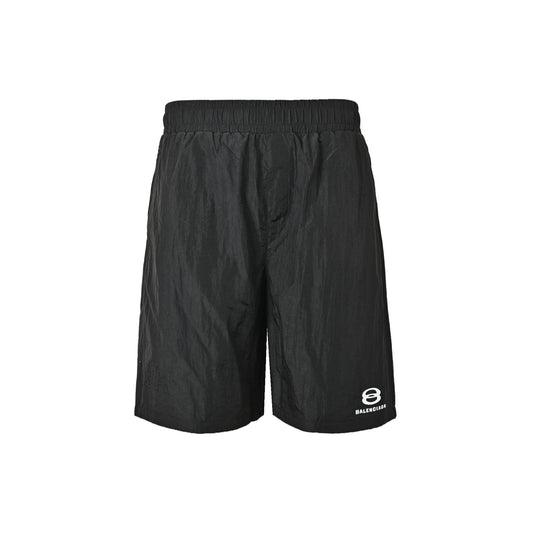 Balenciaga/Balanciaga double-ring letter small logo embroidered shorts