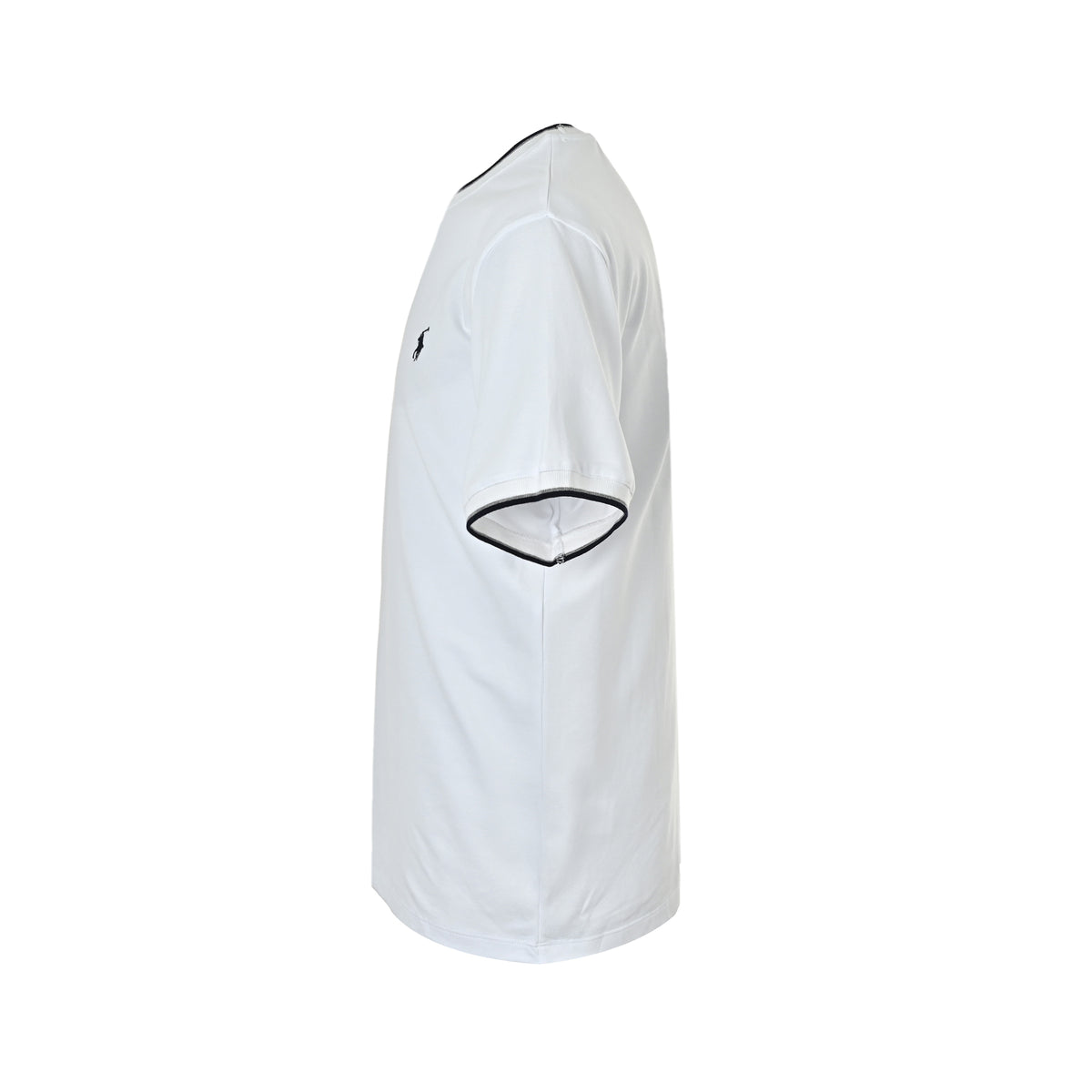 Ralph Lauren pony embroidery contrast rib short sleeves
