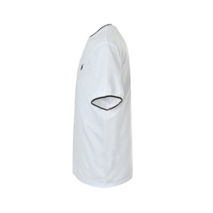 Ralph Lauren pony embroidery contrast rib short sleeves