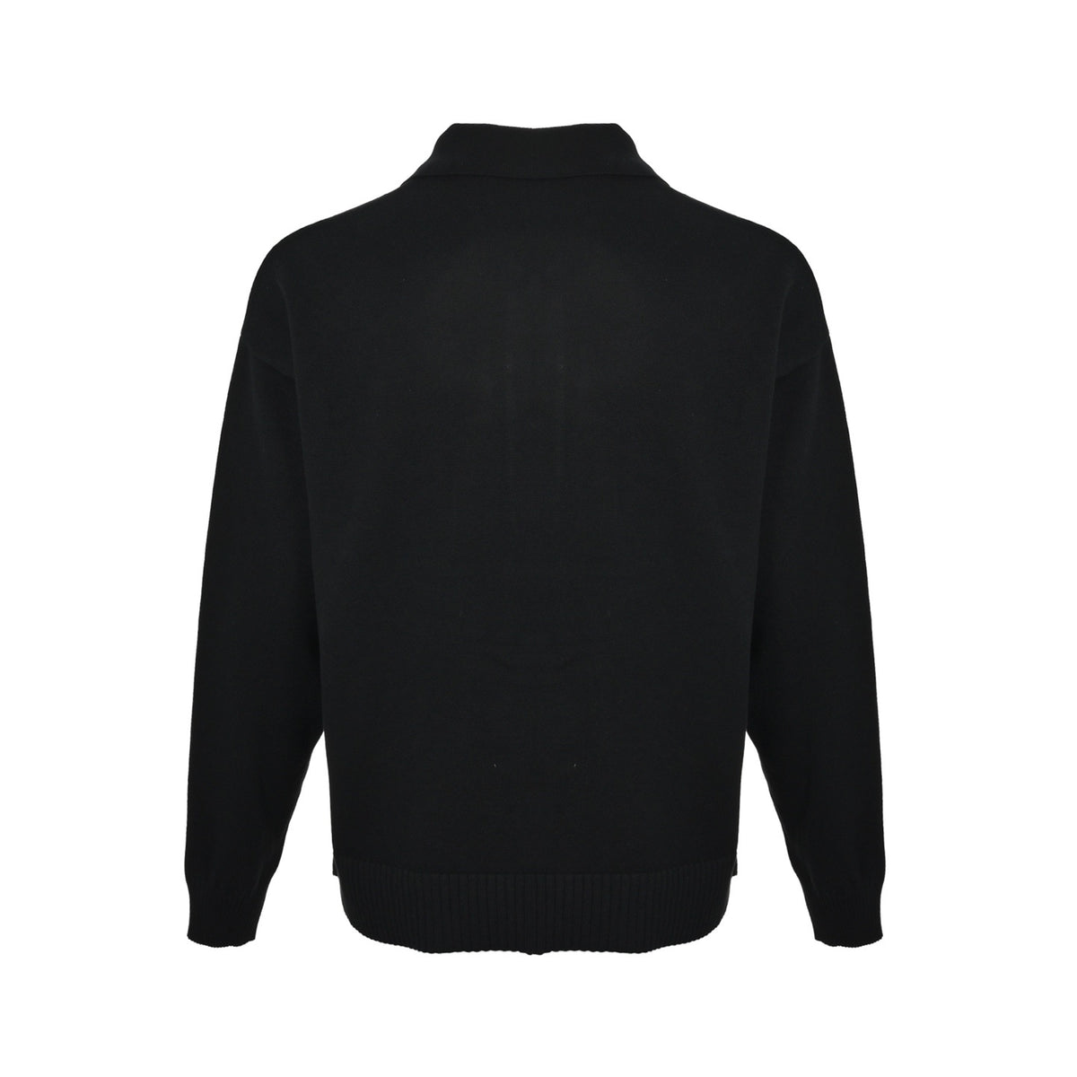 VERSACE gold button ribbed edge knitted cardigan