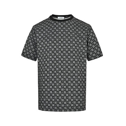 GIVENCHY 26ss all-over presbyopia jacquard short sleeves