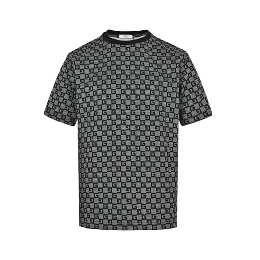 GIVENCHY 26ss all-over presbyopia jacquard short sleeves