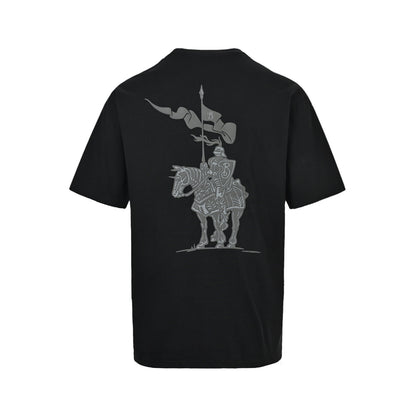 Burberry War Horse Knight foam printed short sleeves