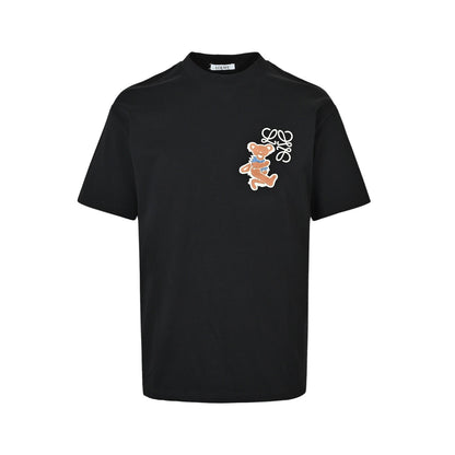 Loewe 26ss towel patch bear logo short sleeves