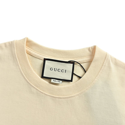 Gucci cat watermelon print short sleeves