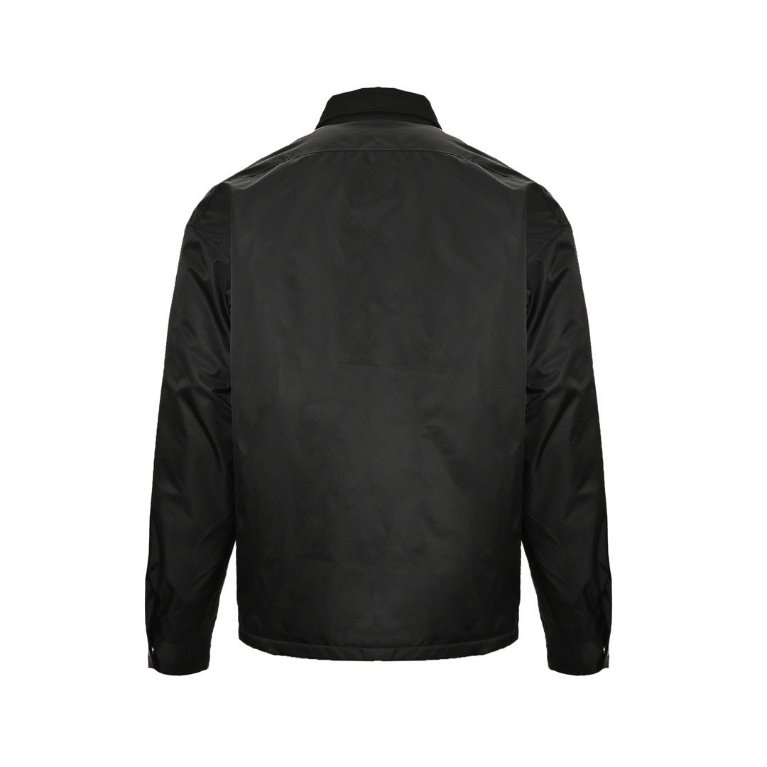 Prada 24Fw triangle logo flap cotton jacket
