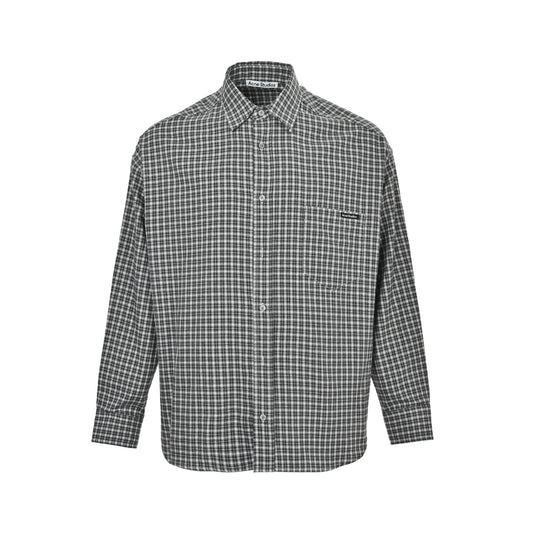 Acne Studios Pocket Logo Check Shirt