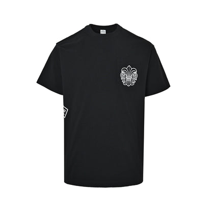 Chrome Hearts/Chrome Heart Scout Flower Print Short Sleeve
