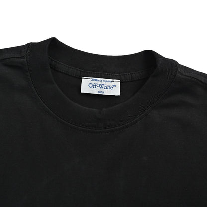 OFF WHITE eye letter logo printed short sleeves