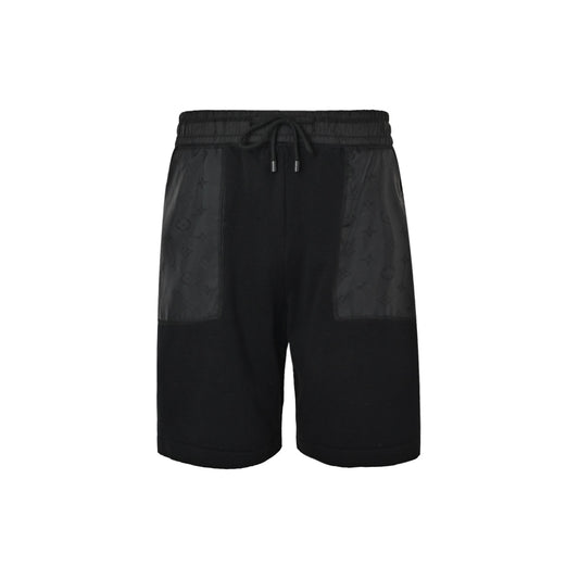 Louis Vuitton presbyopic nylon patch pocket knitted shorts