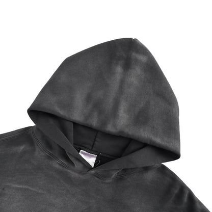 SAINT MICHAEL blue label barrage print hooded sweatshirt