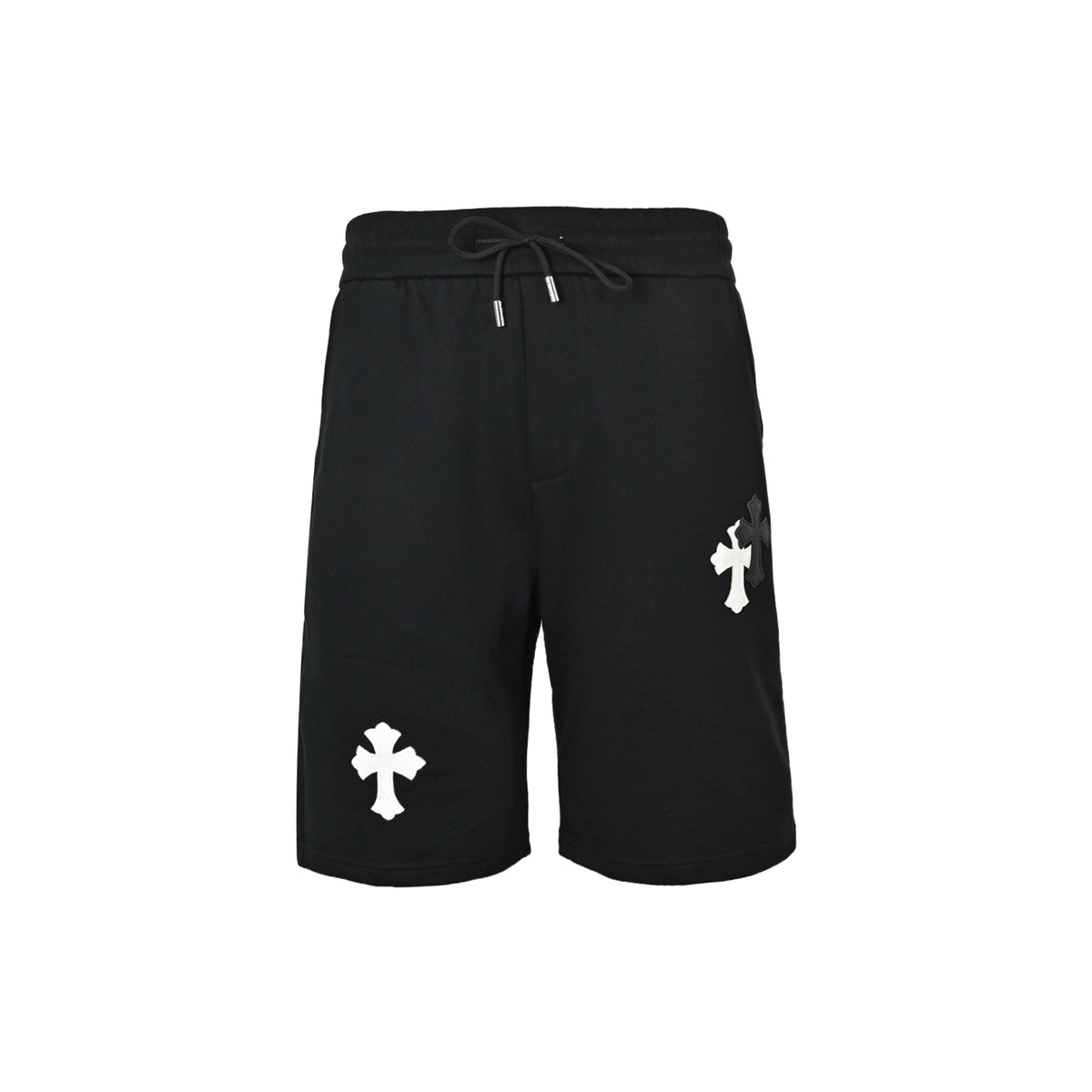 Chrome Hearts/Chrome Heart leather label cross embroidered shorts