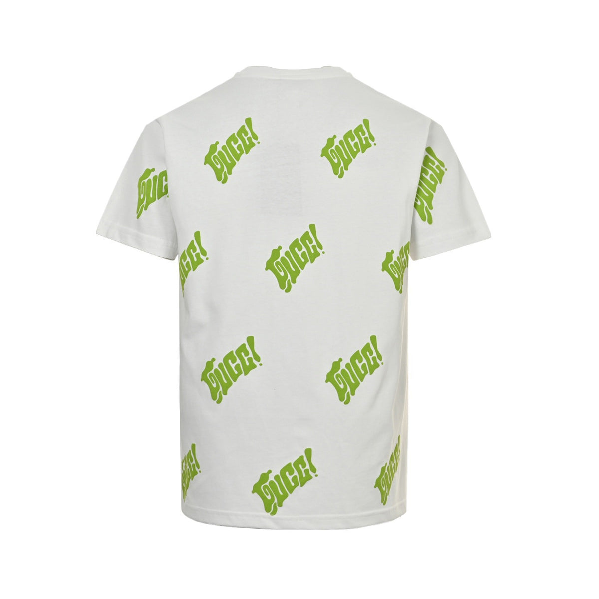 Gucci 25ss green foam printed short sleeves