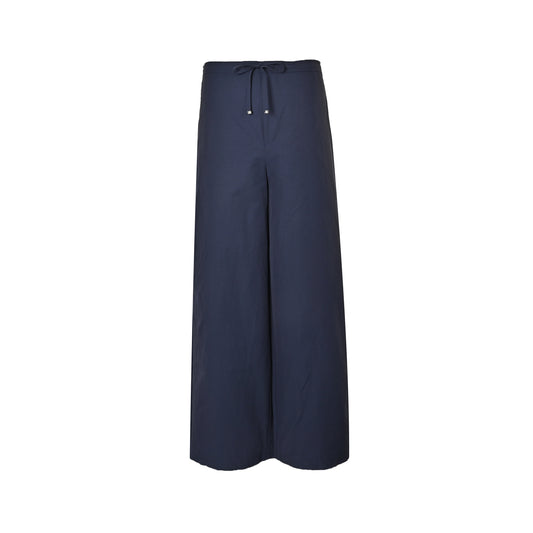 Loewe/Luo Yiwei cotton poplin trousers with hollow embroidery