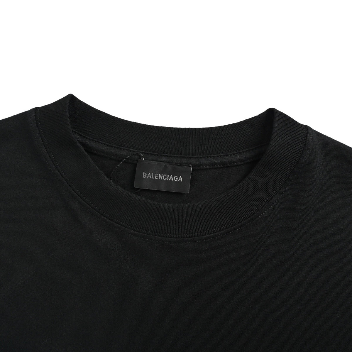 Balenciaga browser lettering printed short sleeves