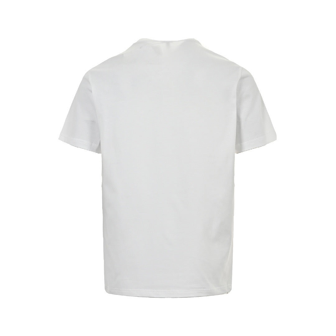 Loewe/Luo Yiwei 24ss embroidered large logo short sleeves