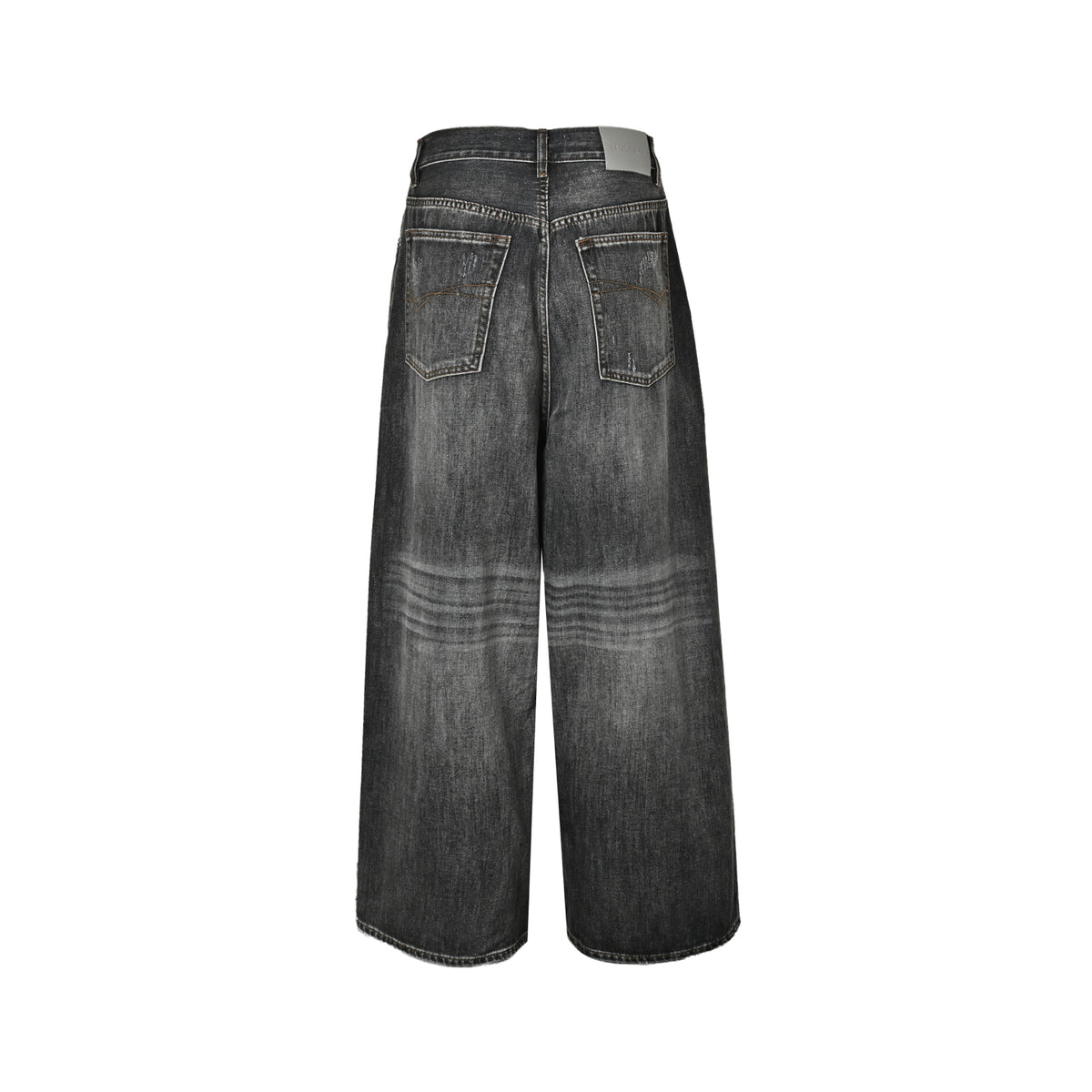 Balenciaga/Balanciaga three-dimensional embroidered baggy washed jeans