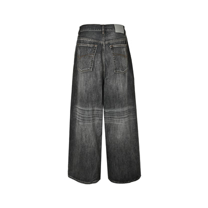 Balenciaga/Balanciaga three-dimensional embroidered baggy washed jeans
