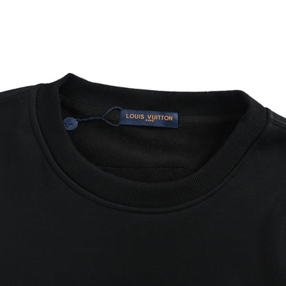 Louis Vuitton 25Fw hem label crew neck sweatshirt
