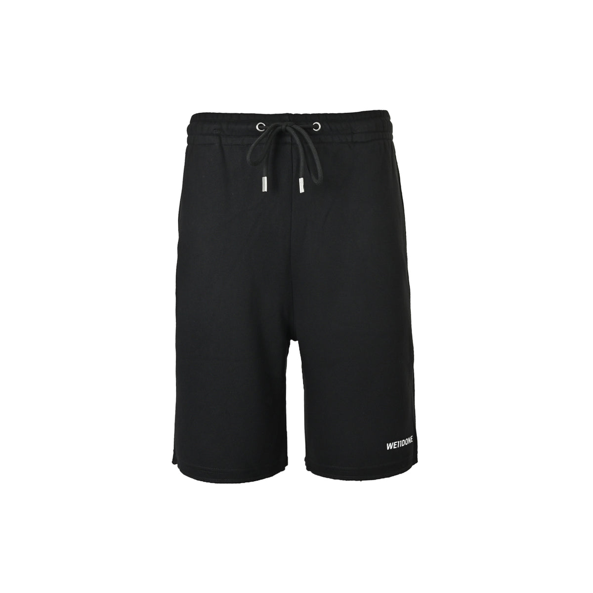 We11 Done letter LOGO printed raw edge casual shorts