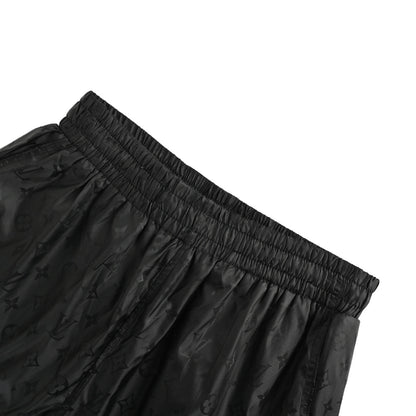 Louis Vuitton classic dark pattern old flower jacquard beach shorts
