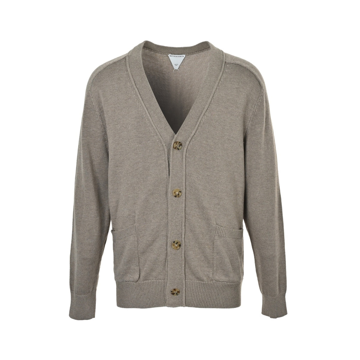 Bottega Veneta/BV love knitted leather cardigan sweater
