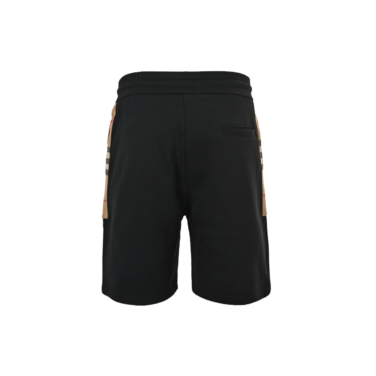 Burberry side plaid patchwork shorts