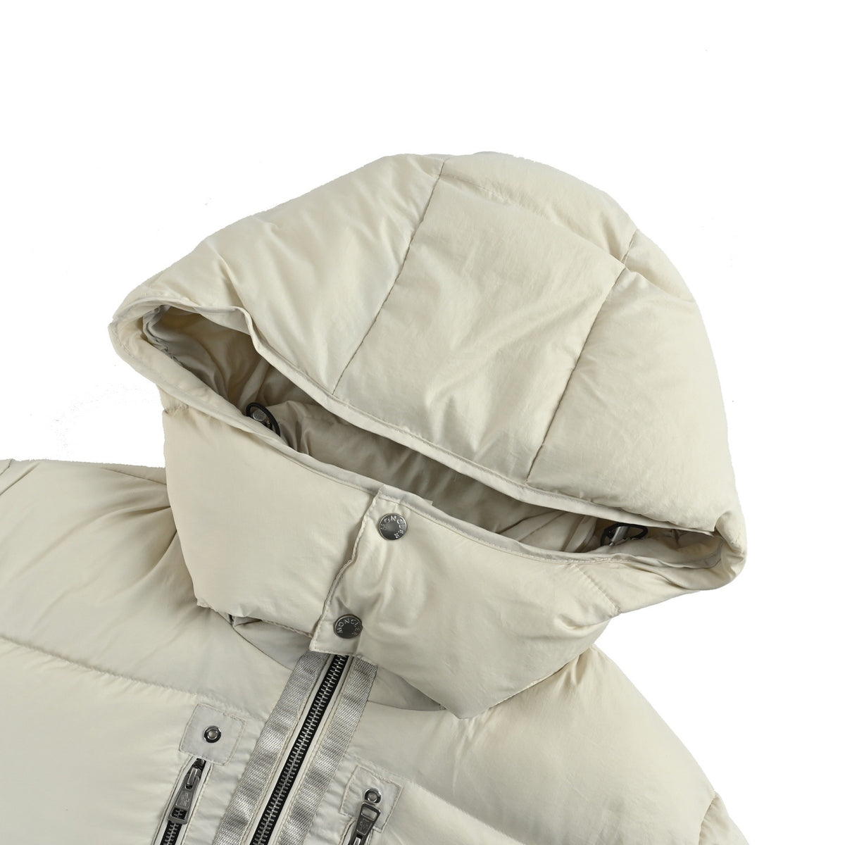 Moncler/Mask pocket zipper hooded down jacket