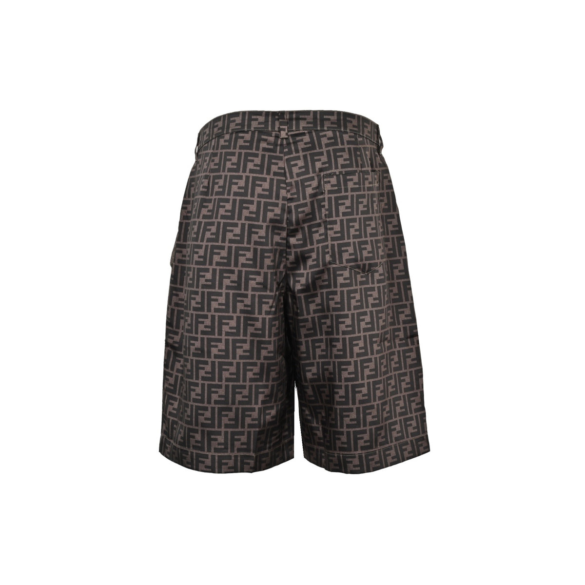 Fendi 25ss full FF jacquard dark pattern suit shorts