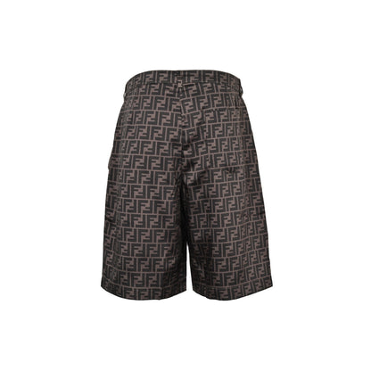 Fendi 25ss full FF jacquard dark pattern suit shorts