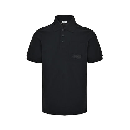 Dior Pocket Square Logo CD Embroidered Polo Short Sleeve
