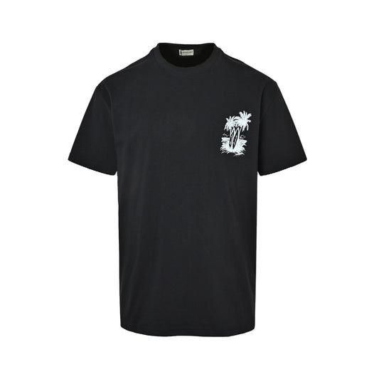 Moncler/Meng Mouth Coconut Grove Coast Print Short Sleeve