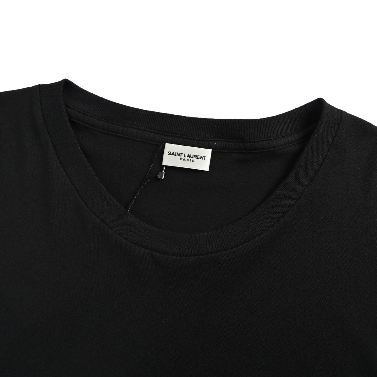 SAINT LAURENT colorful blur printed short sleeves