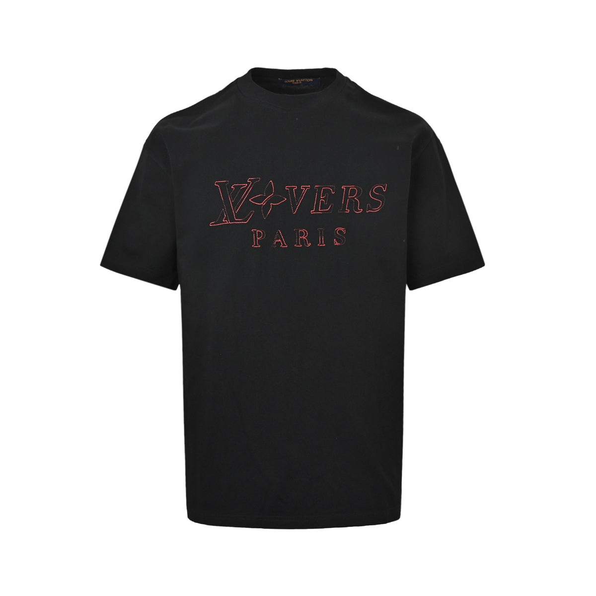 Louis Vuitton colorful logo embroidered short sleeves