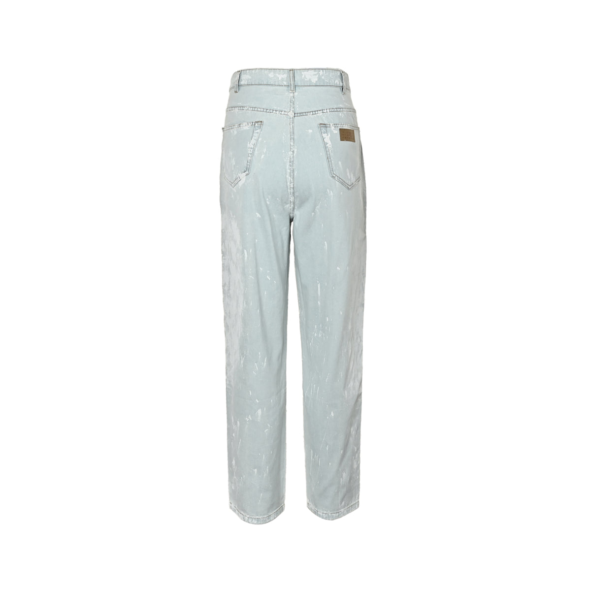 Maison Margiela 26ss paint splatter effect five-pocket straight jeans