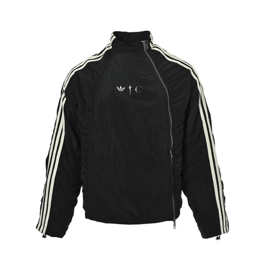 Adidas joint three-bar stand-up collar jacket
