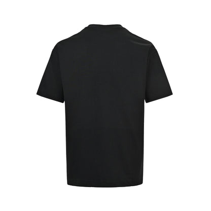 Saint Laurent childlike graffiti printed short sleeves