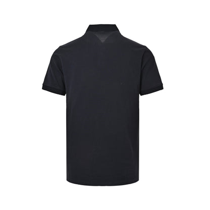 Miu Miu classic logo embroidered Polo short sleeves