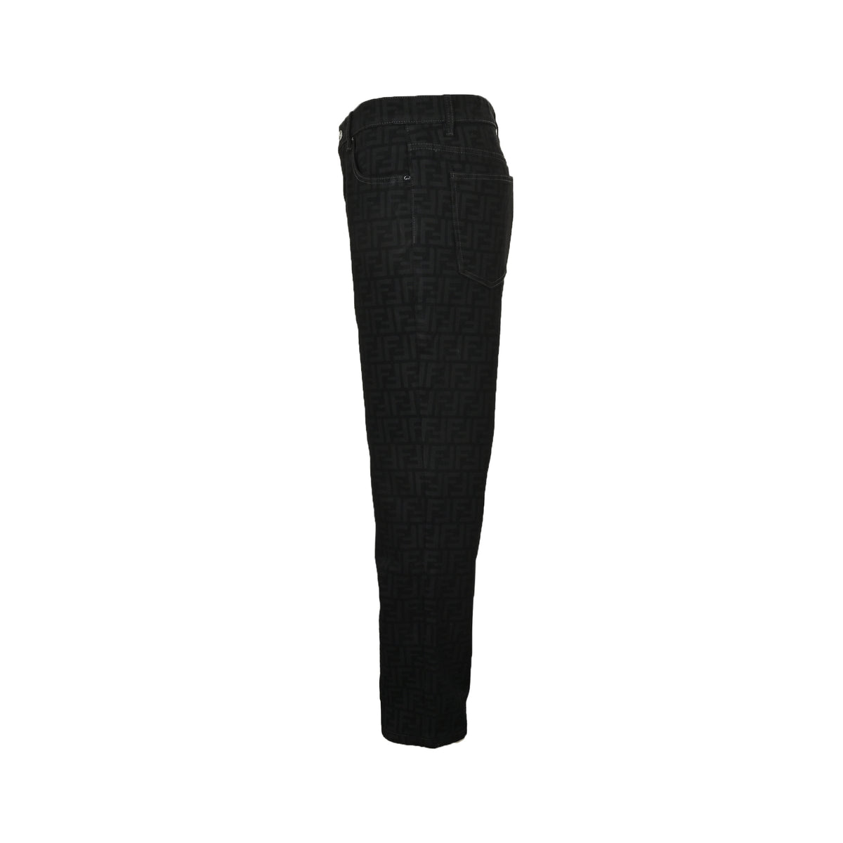 Fendi full printed FF suit jeans