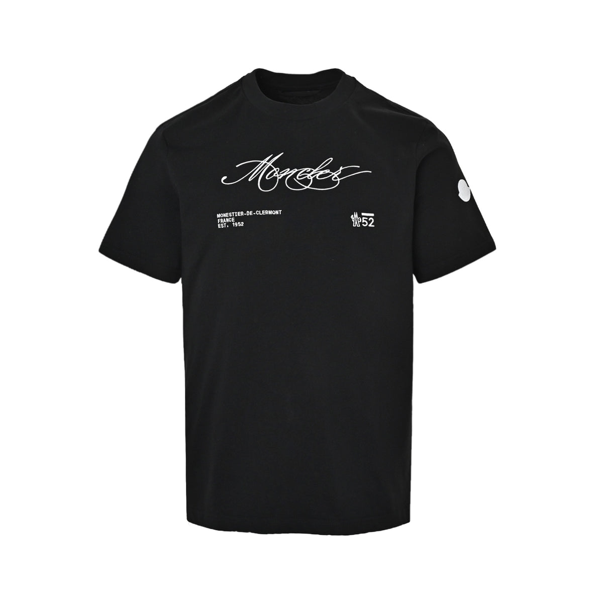 Moncler/Mask Signature Embroidered Patch Short Sleeves