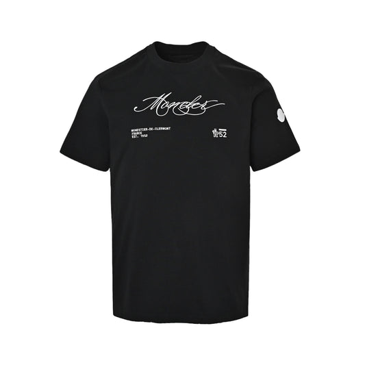 Moncler/Mask Signature Embroidered Patch Short Sleeves