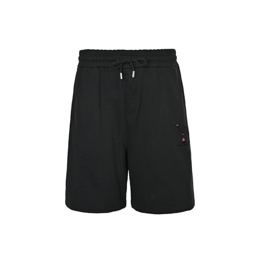 Louis Vuitton laser cut patch logo shorts