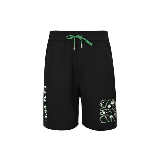 Loewe/Luo Yiwei 26ss flower vine logo printed shorts