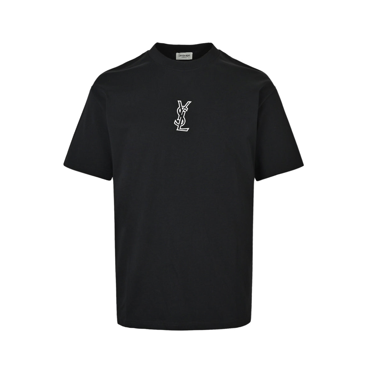 SAINT LAURENT/Yves Saint Laurent front and back silicone letter printed short sleeves