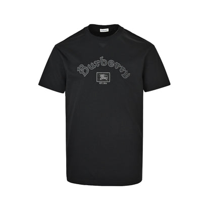 Burberry war horse logo letter embroidered short sleeves