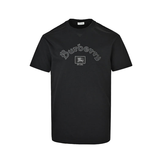 Burberry war horse logo letter embroidered short sleeves