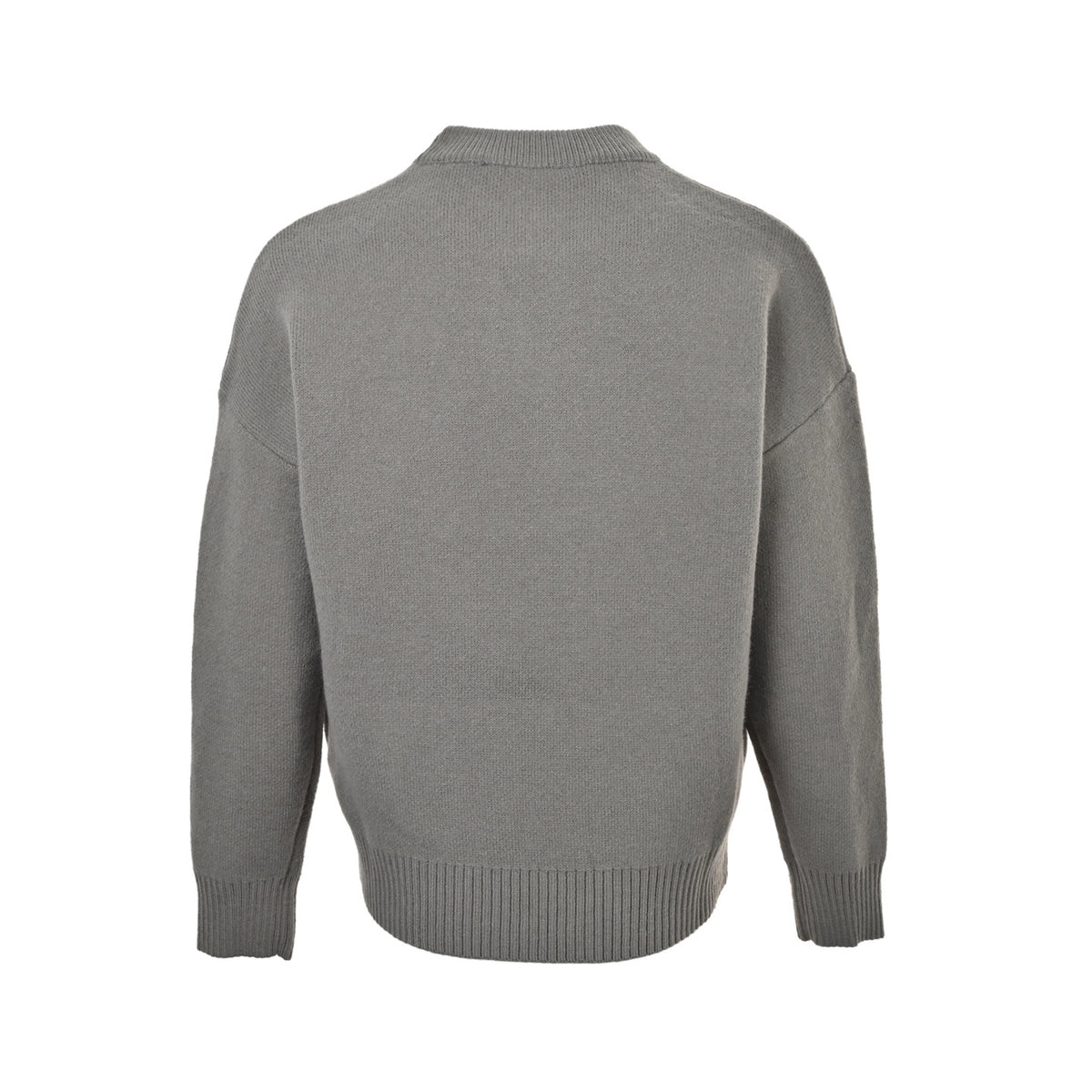 AMI PARIS three-color love jacquard crew neck sweater