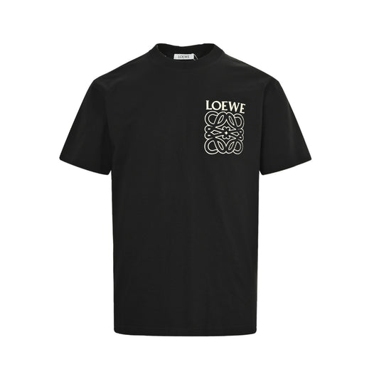 Loewe/Luoyiwei 25ss pocket towel embroidered logo short sleeves